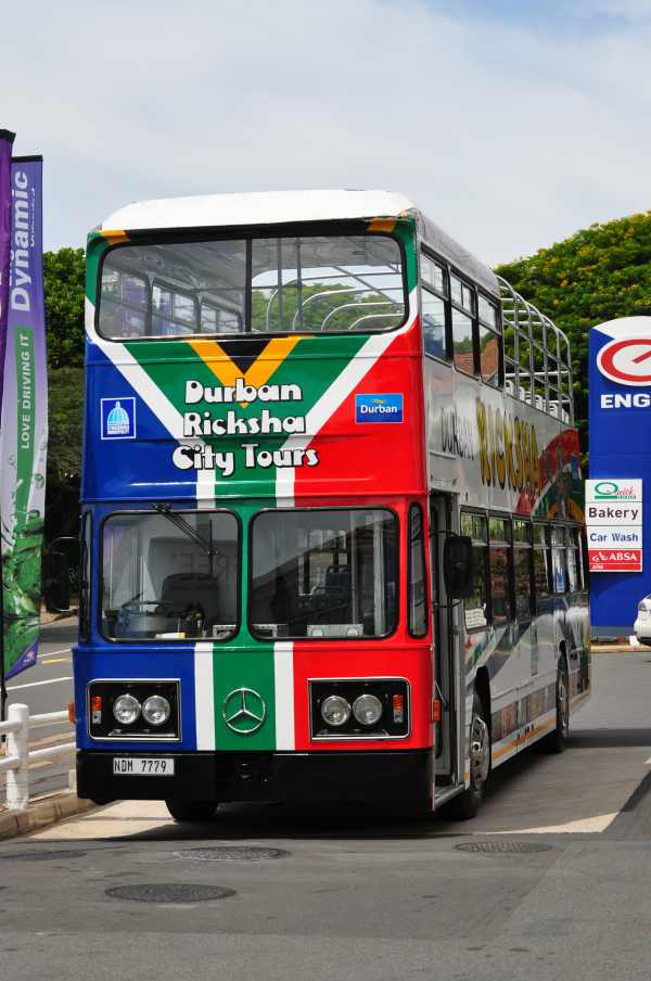 The Ricksha Bus is a great way to see Durban