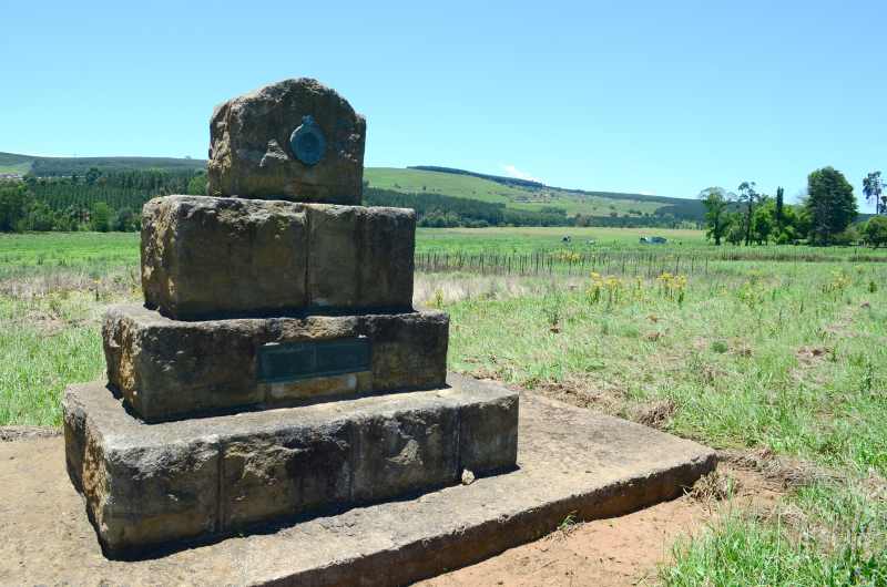 The monument marking the spot where General Louis Botha was born